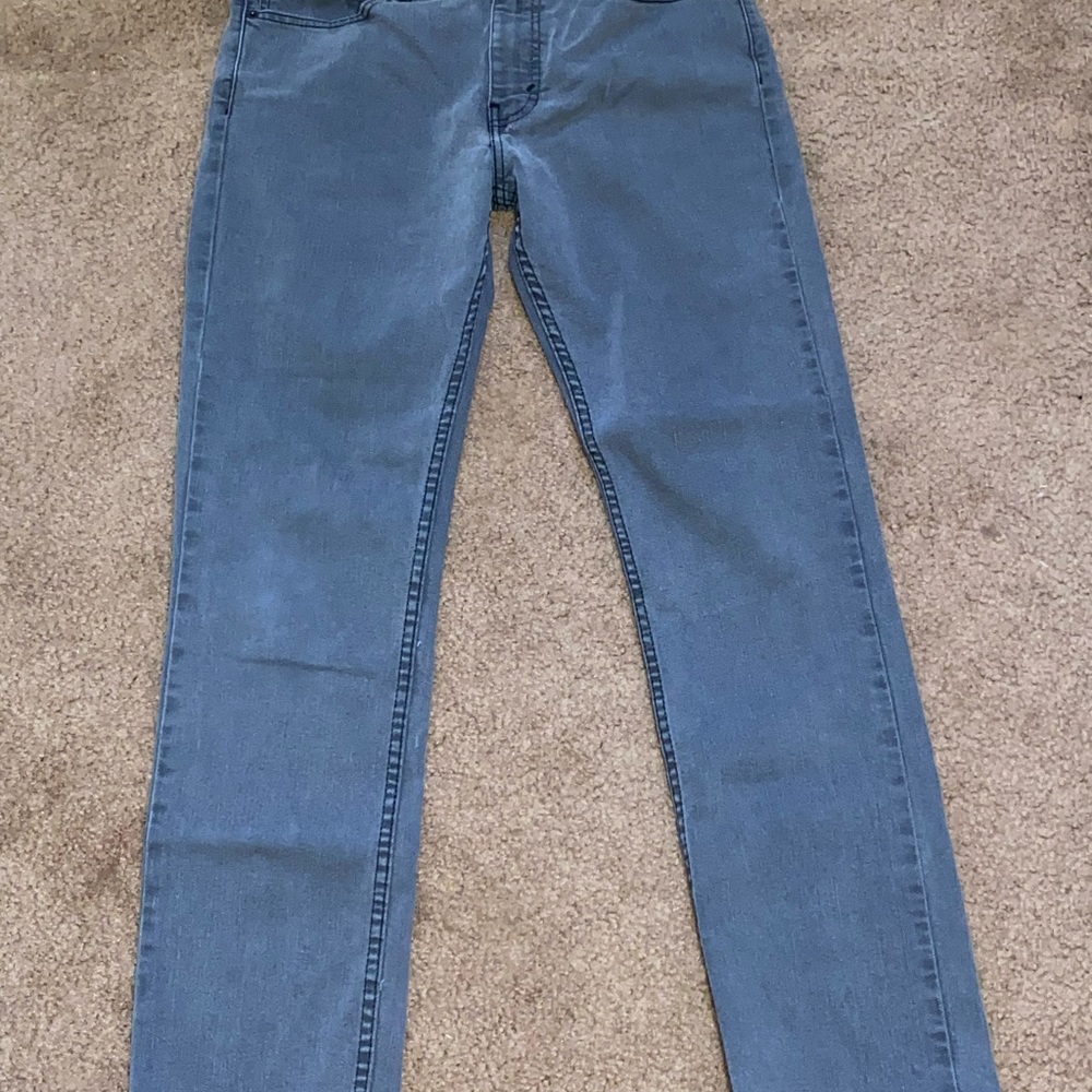 Levi's Gray Slim Jeans Classic Style